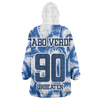 Cape Verde Football Wearable Blanket Hoodie Blue Sharks - Unbeaten in 90 Minutes