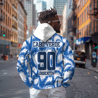 Cape Verde Football Zip Hoodie Blue Sharks - Unbeaten in 90 Minutes
