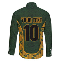 Custom South Africa Rugby 2024 Family Matching Summer Maxi Dress and Hawaiian Shirt Go Champion Springboks and Kente Pattern - Wonder Print Shop