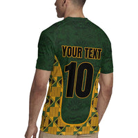 Custom South Africa Rugby 2024 Rugby Jersey Go Champion Springboks and Kente Pattern - Wonder Print Shop