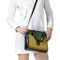 Custom South Africa Rugby 2024 Shoulder Handbag Go Champion Springboks and Kente Pattern