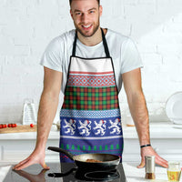 Scottish Christmas Apron Xmas Royal Lions and Tartan - Wonder Print Shop