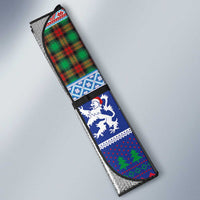 Scottish Christmas Auto Sun Shade Xmas Royal Lions and Tartan - Wonder Print Shop