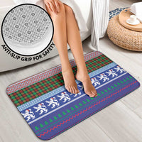 Scottish Christmas Bathroom Set Xmas Royal Lions and Tartan - Wonder Print Shop