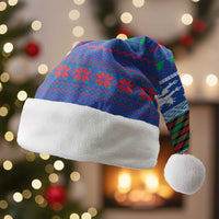 Scottish Christmas Santa Hat Xmas Royal Lions and Tartan - Wonder Print Shop