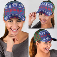 Scottish Christmas Classic Cap Xmas Royal Lions and Tartan - Wonder Print Shop