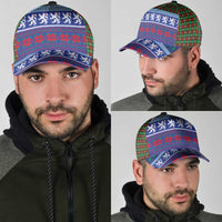Scottish Christmas Classic Cap Xmas Royal Lions and Tartan - Wonder Print Shop