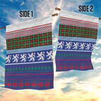 Scottish Christmas Garden Flag Xmas Royal Lions and Tartan - Wonder Print Shop
