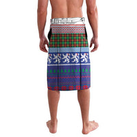 Scottish Christmas Lavalava Xmas Royal Lions and Tartan - Wonder Print Shop