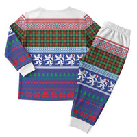 Scottish Christmas Pajama Set Xmas Royal Lions and Tartan - Wonder Print Shop