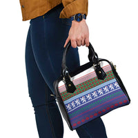 Scottish Christmas Shoulder Handbag Xmas Royal Lions and Tartan - Wonder Print Shop