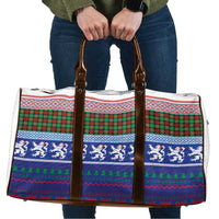 Scottish Christmas Travel Bag Xmas Royal Lions and Tartan - Wonder Print Shop