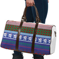Scottish Christmas Travel Bag Xmas Royal Lions and Tartan - Wonder Print Shop