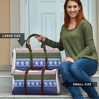 Scottish Christmas Travel Bag Xmas Royal Lions and Tartan - Wonder Print Shop