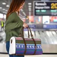 Scottish Christmas Travel Bag Xmas Royal Lions and Tartan - Wonder Print Shop