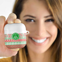 Welsh Christmas AirPods Case Awen and Celtics Culture with Xmas Elements - Wonder Print Shop