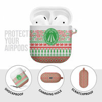 Welsh Christmas AirPods Case Awen and Celtics Culture with Xmas Elements - Wonder Print Shop