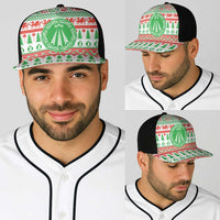 Welsh Christmas Baseball Net Cap Awen and Celtics Culture with Xmas Elements - Wonder Print Shop
