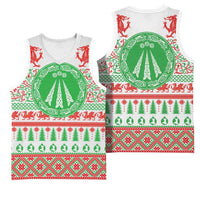 Welsh Christmas Basketball Jersey Awen and Celtics Culture with Xmas Elements - Wonder Print Shop