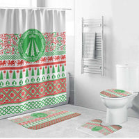 Welsh Christmas Bathroom Set Awen and Celtics Culture with Xmas Elements - Wonder Print Shop