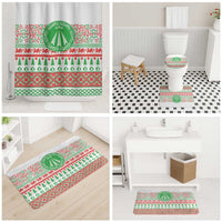 Welsh Christmas Bathroom Set Awen and Celtics Culture with Xmas Elements - Wonder Print Shop