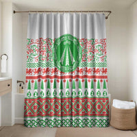 Welsh Christmas Bathroom Set Awen and Celtics Culture with Xmas Elements - Wonder Print Shop