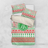 Welsh Christmas Bedding Set Awen and Celtics Culture with Xmas Elements - Wonder Print Shop