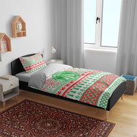 Welsh Christmas Bedding Set Awen and Celtics Culture with Xmas Elements - Wonder Print Shop