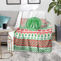 Welsh Christmas Blanket Awen and Celtics Culture with Xmas Elements - Wonder Print Shop