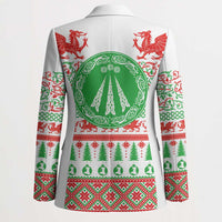 Welsh Christmas Blazer Awen and Celtics Culture with Xmas Elements - Wonder Print Shop