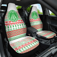Welsh Christmas Car Seat Cover Awen and Celtics Culture with Xmas Elements - Wonder Print Shop