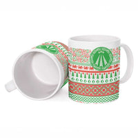 Welsh Christmas Ceramic Mug Awen and Celtics Culture with Xmas Elements - Wonder Print Shop