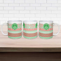 Welsh Christmas Ceramic Mug Awen and Celtics Culture with Xmas Elements - Wonder Print Shop