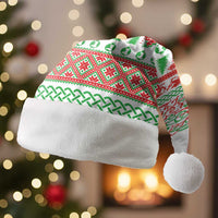 Welsh Christmas Santa Hat Awen and Celtics Culture with Xmas Elements - Wonder Print Shop