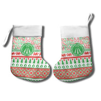 Welsh Christmas Christmas Stocking Awen and Celtics Culture with Xmas Elements - Wonder Print Shop