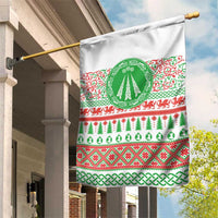 Welsh Christmas Garden Flag Awen and Celtics Culture with Xmas Elements - Wonder Print Shop