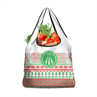 Welsh Christmas Grocery Bag Awen and Celtics Culture with Xmas Elements - Wonder Print Shop
