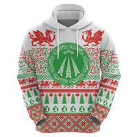 Welsh Christmas Hoodie Awen and Celtics Culture with Xmas Elements - Wonder Print Shop