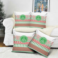 Welsh Christmas Pillow Cover Awen and Celtics Culture with Xmas Elements - Wonder Print Shop