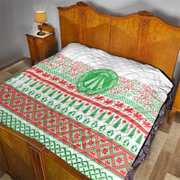 Welsh Christmas Quilt Awen and Celtics Culture with Xmas Elements - Wonder Print Shop