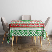 Welsh Christmas Tablecloth Awen and Celtics Culture with Xmas Elements - Wonder Print Shop