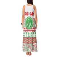 Welsh Christmas Tank Maxi Dress Awen and Celtics Culture with Xmas Elements - Wonder Print Shop