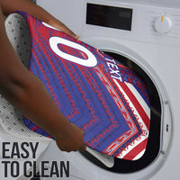 Custom Haiti National Football Bathroom Set Dashiki Sporty Style LT03