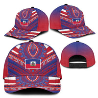 Haiti National Football Classic Cap Dashiki Sporty Style - Wonder Print Shop