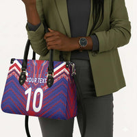 Custom Haiti National Football Leather Bag Dashiki Sporty Style - Wonder Print Shop