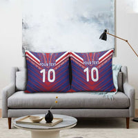 Custom Haiti National Football Pillow Cover Dashiki Sporty Style - Wonder Print Shop