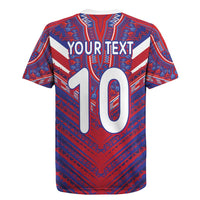 Custom Haiti National Football Rugby Jersey Dashiki Sporty Style - Wonder Print Shop