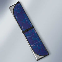 Custom Haiti National Football Auto Sun Shade Haiti Emblems Motif - Wonder Print Shop