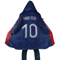 Custom Haiti National Football Cloak Haiti Emblems Motif - Wonder Print Shop