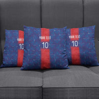 Custom Haiti National Football Pillow Cover Haiti Emblems Motif - Wonder Print Shop